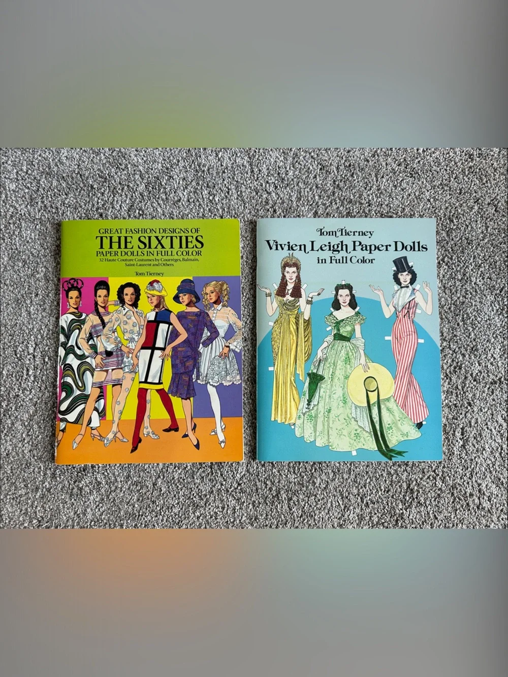 Tom Tierney Paper Dolls in Full Color - 2 NEW Books